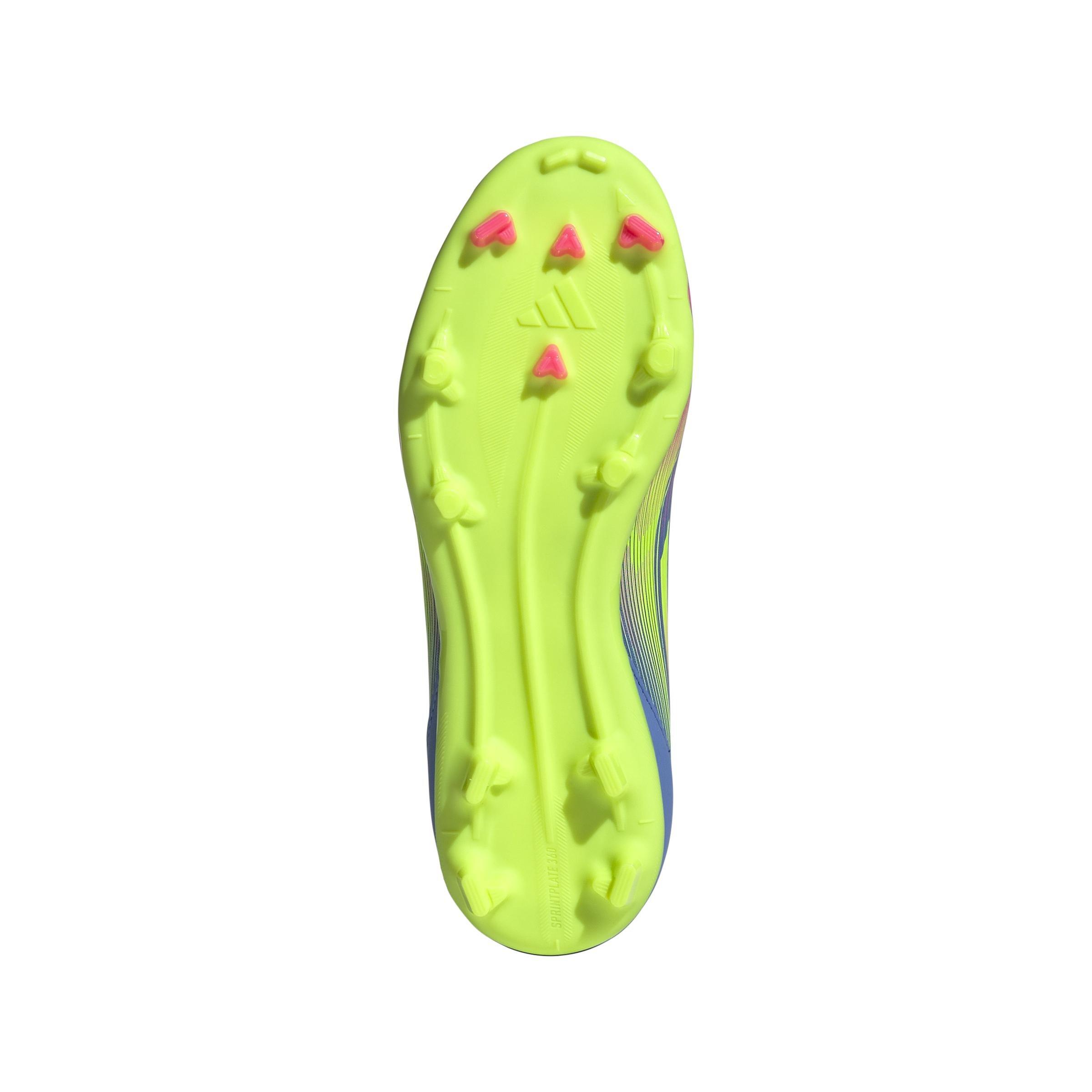 Unisex Kids F50 League Firm/Multi-Ground Boots, Blue, , large image number 7
