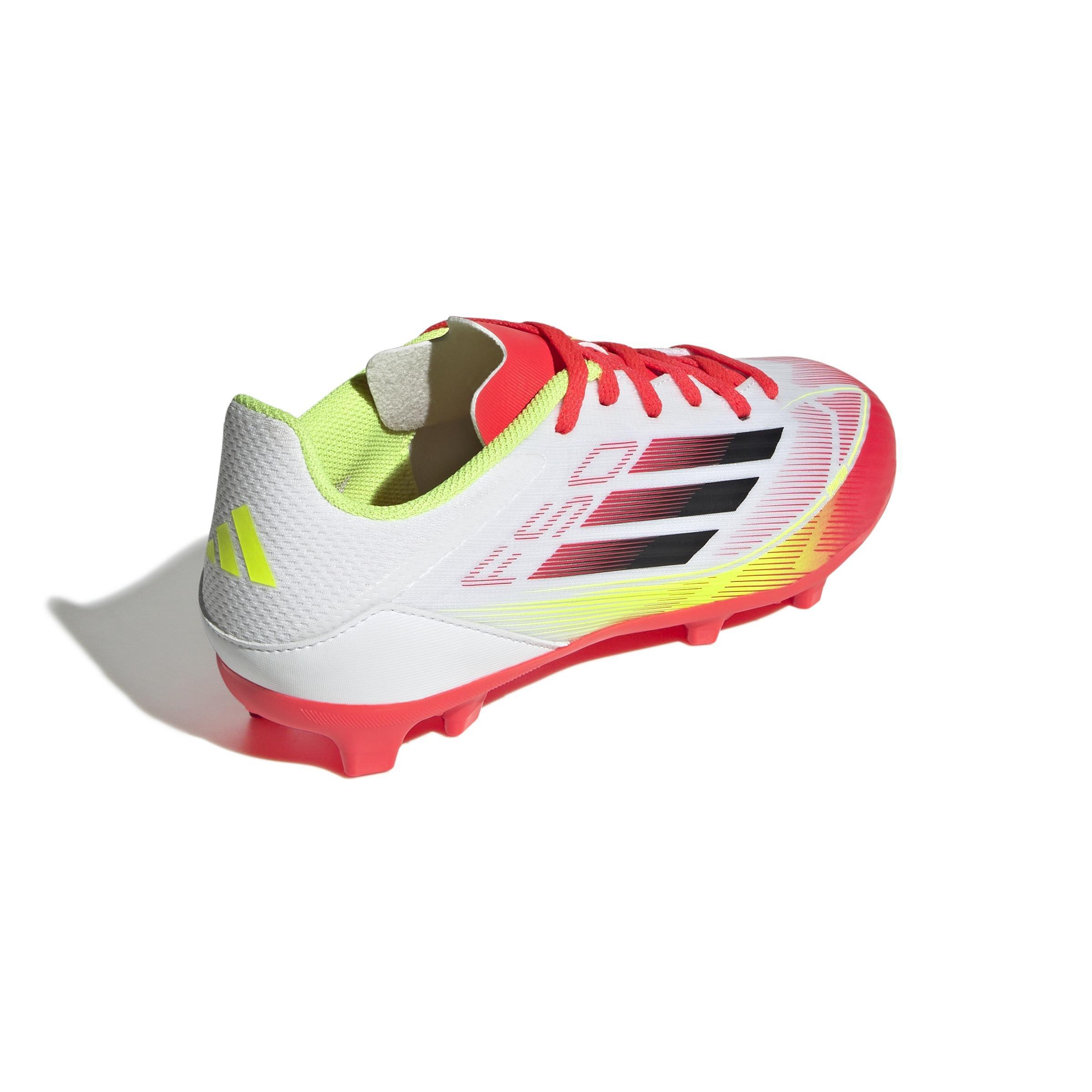 Unisex Kids F50 League Firm/Multi-Ground Boots, White, , large image number 3