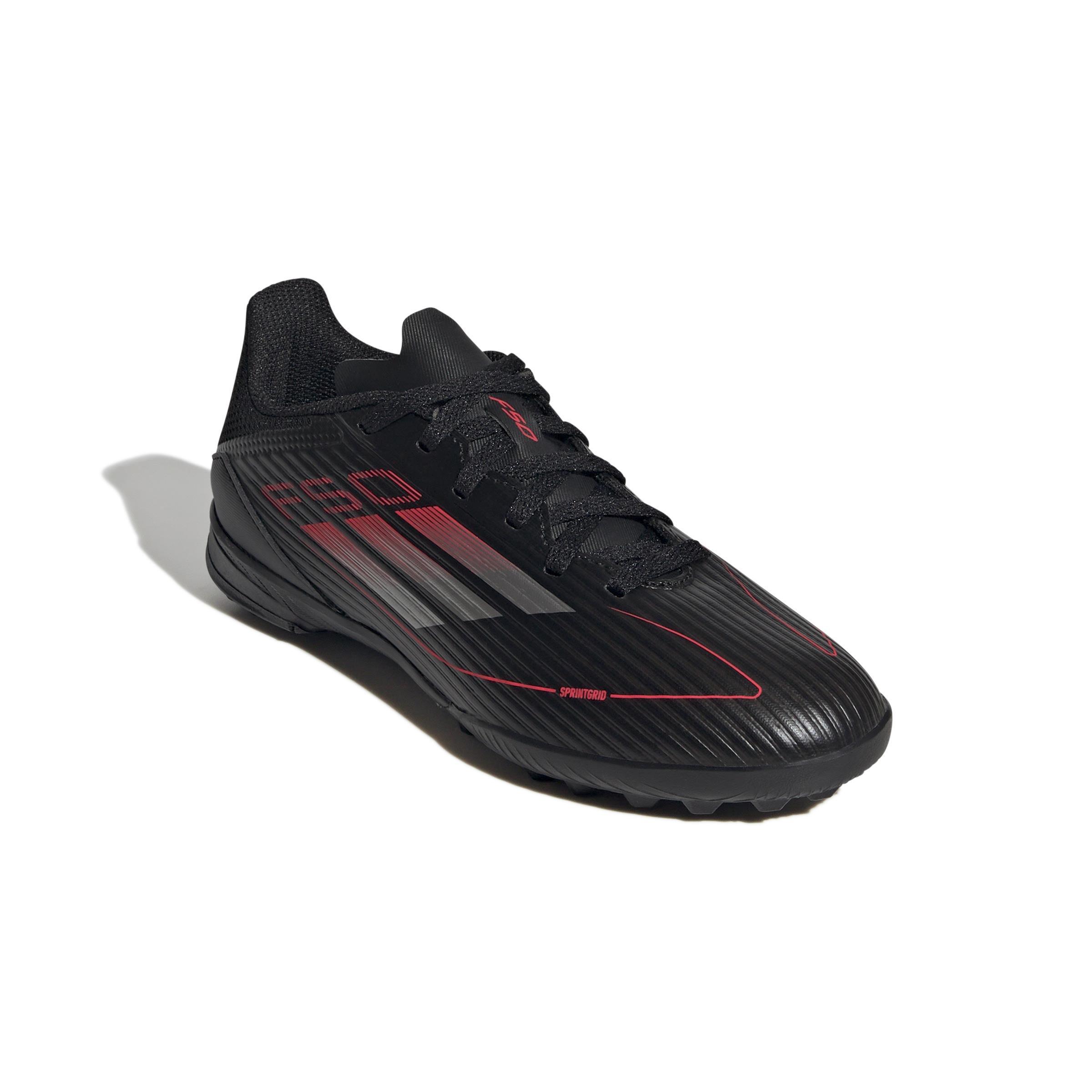 Unisex F50 League Turf Boots, Black, A701_ONE, large image number 2