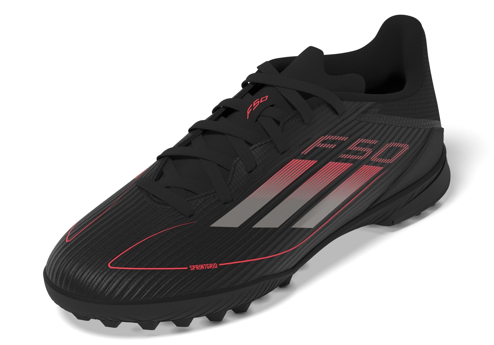 Unisex Kids F50 League Turf Boots, Black, , large image number 7