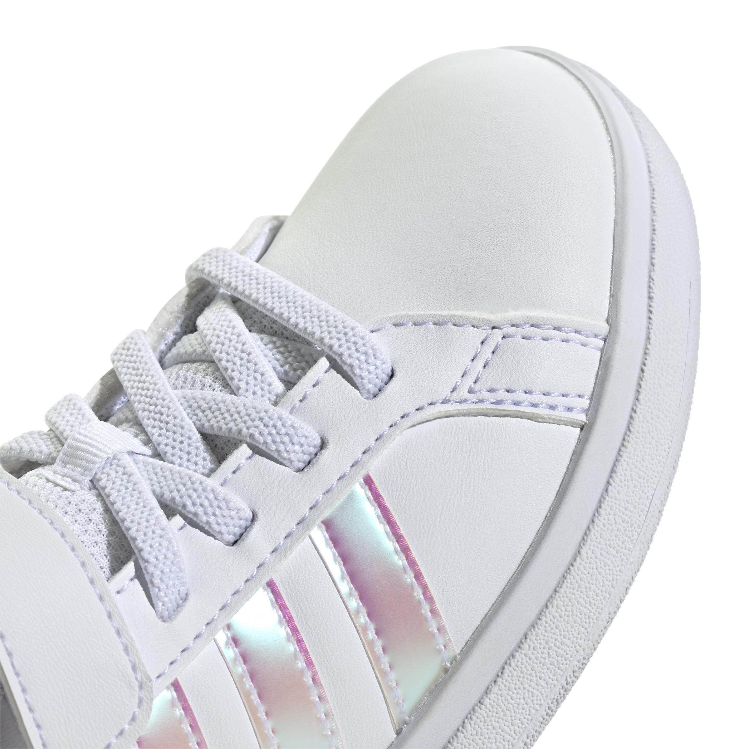Unisex Kids Grand Court 2.0 Shoes, White, , large image number 4