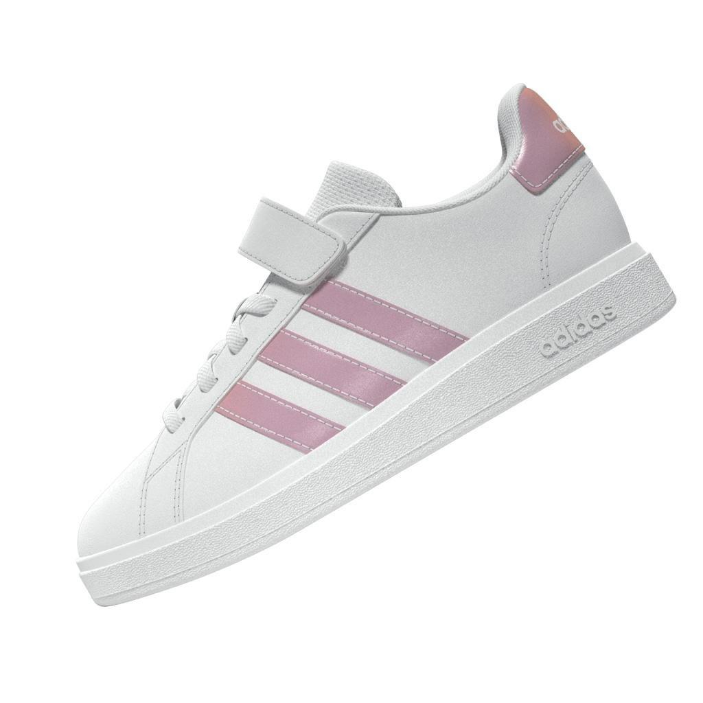 Unisex Kids Grand Court 2.0 Shoes, White, , large image number 6