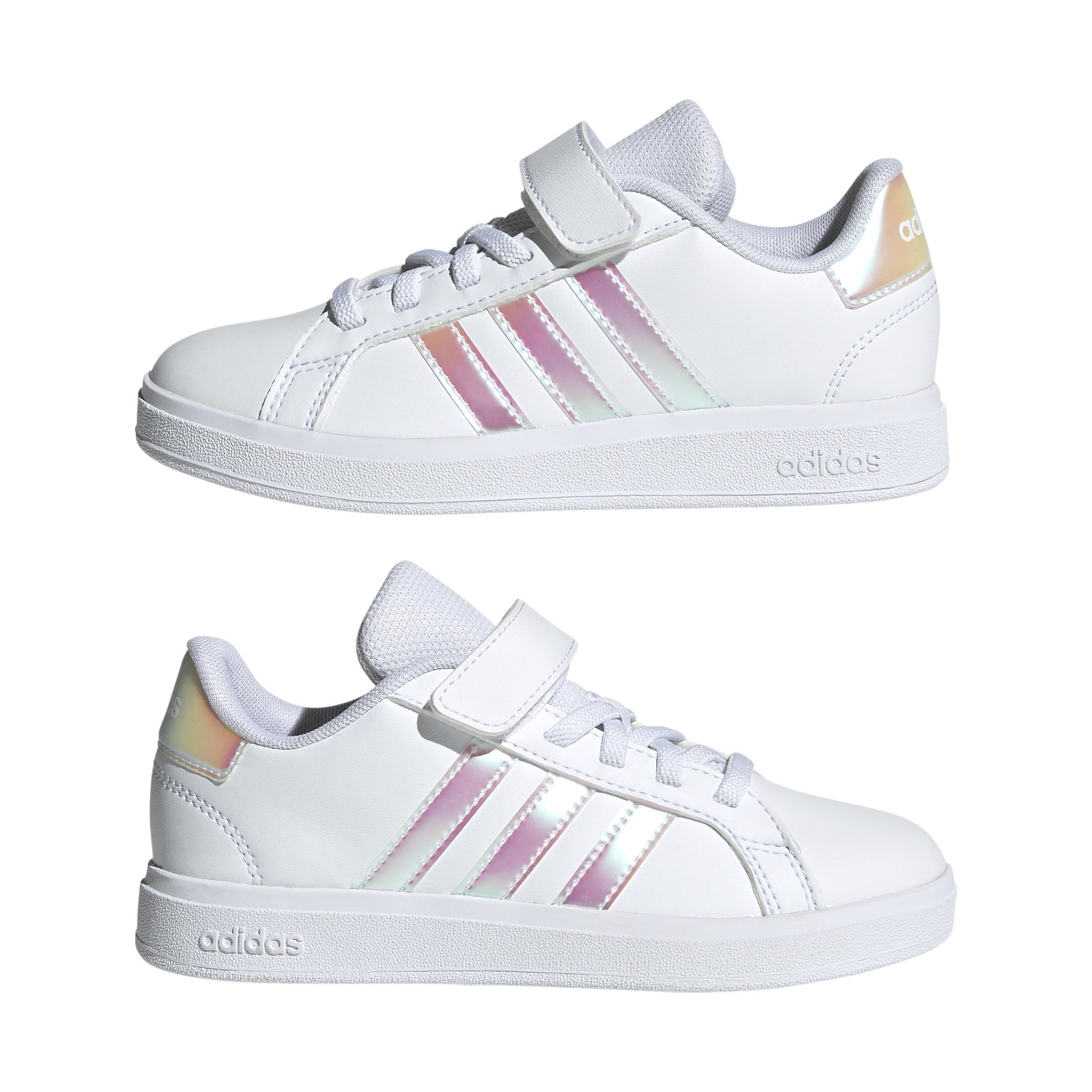 Unisex Kids Grand Court 2.0 Shoes, White, , large image number 8