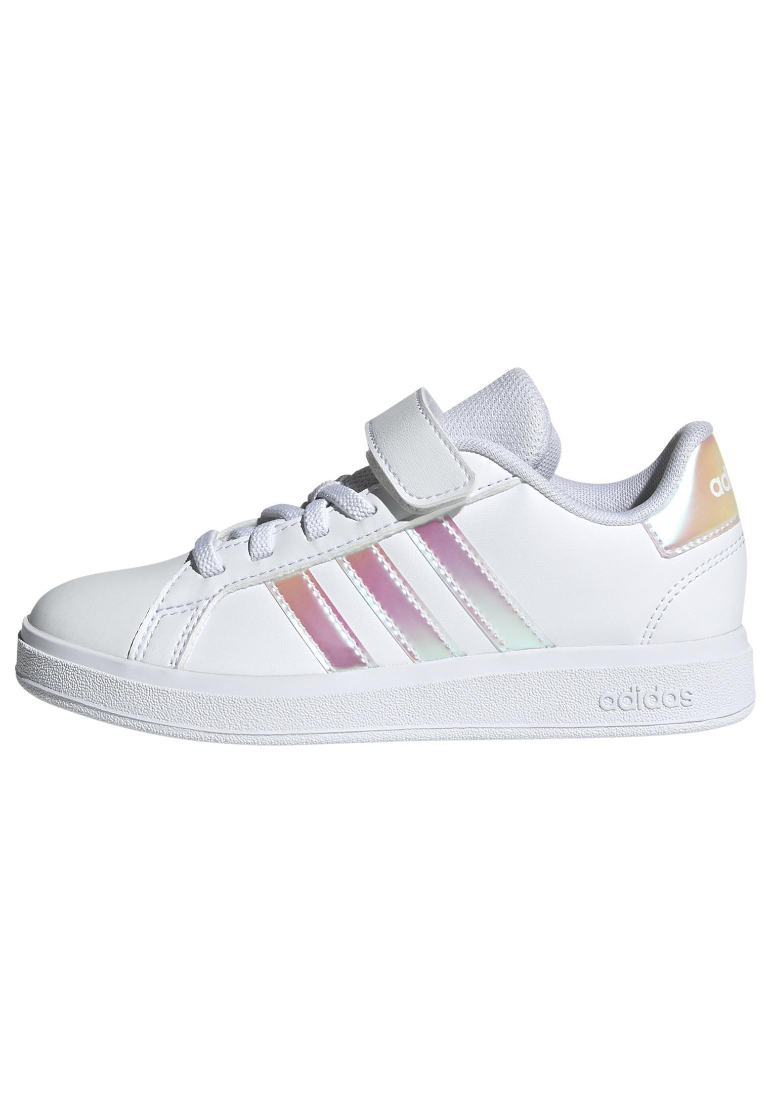 Unisex Kids Grand Court 2.0 Shoes, White, , large image number 11