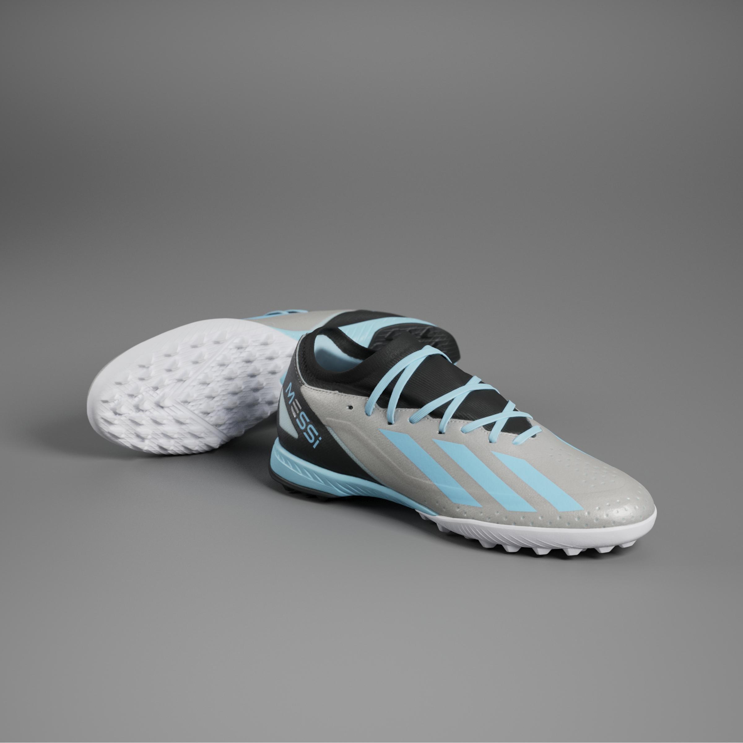 Unisex X Crazy fast Messi.3 Turf Boots, Silver, A701_ONE, large image number 12