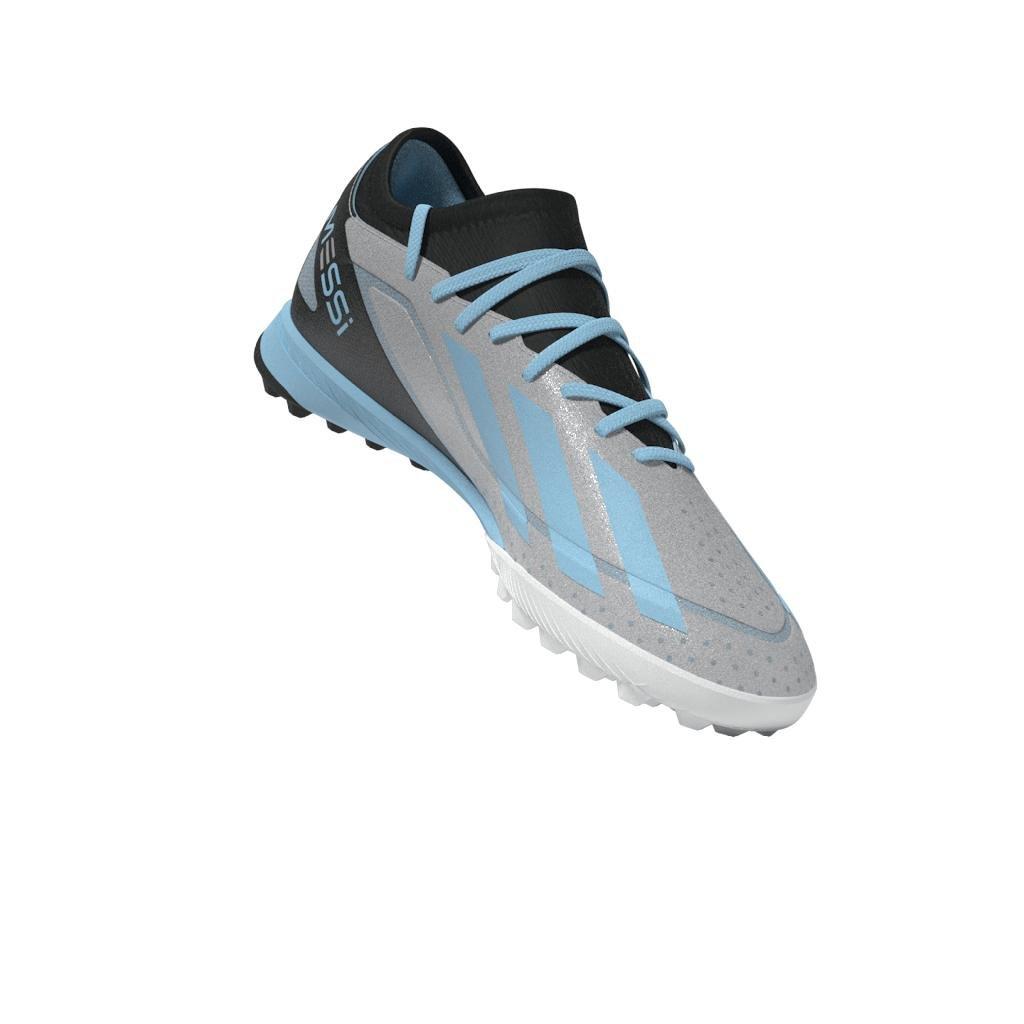 Unisex X Crazy fast Messi.3 Turf Boots, Silver, A701_ONE, large image number 28