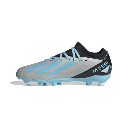 Kids Unisex X Crazyfast Messi.3 Firm Ground Boots, Blue, A701_ONE, large image number 6