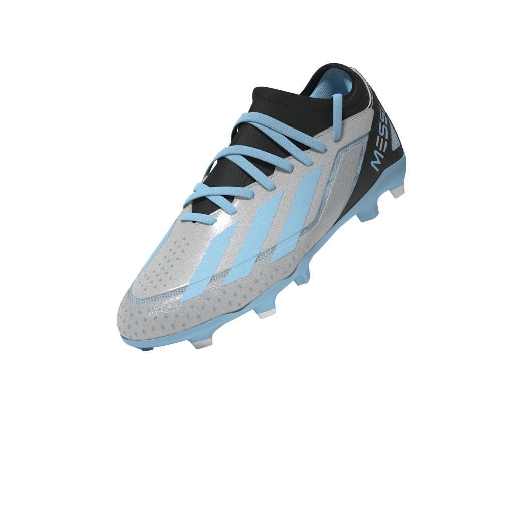 Kids Unisex X Crazyfast Messi.3 Firm Ground Boots, Blue, A701_ONE, large image number 11