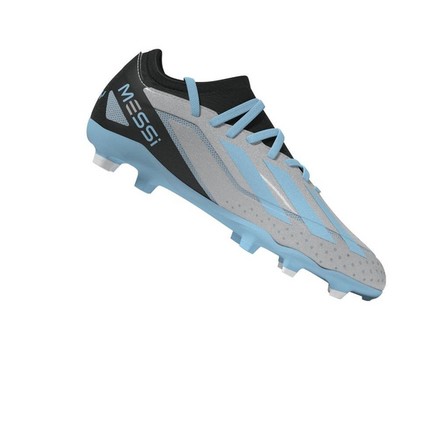 Kids Unisex X Crazyfast Messi.3 Firm Ground Boots, Blue, A701_ONE, large image number 13