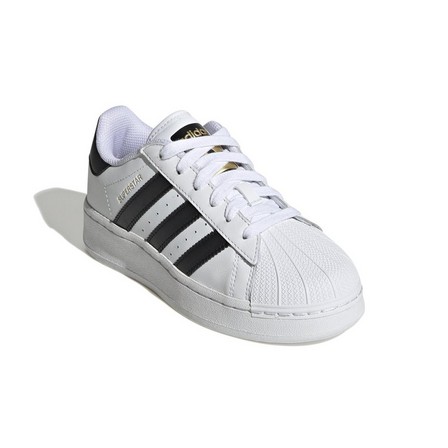 Kids Unisex Superstar Xlg Shoes Kids Ftwr, White, A701_ONE, large image number 1