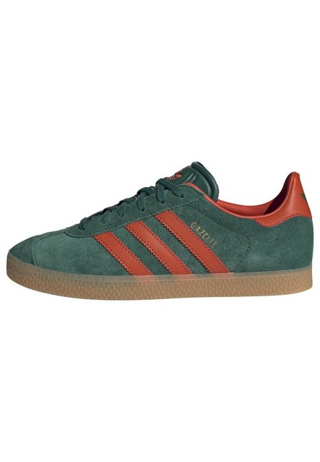 Kids Unisex Gazelle Shoes, Green, A701_ONE, large image number 2