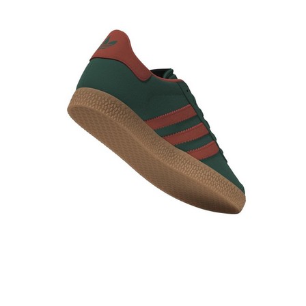 Kids Unisex Gazelle Shoes, Green, A701_ONE, large image number 11