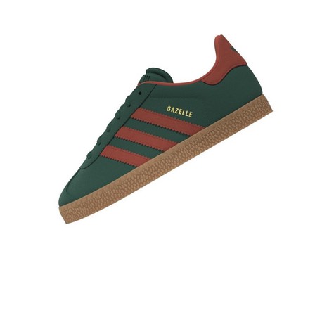 Kids Unisex Gazelle Shoes, Green, A701_ONE, large image number 13