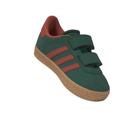Kids Unisex Gazelle Comfort Closure Shoes, Green, A701_ONE, large image number 7