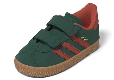 Kids Unisex Gazelle Comfort Closure Shoes, Green, A701_ONE, large image number 8