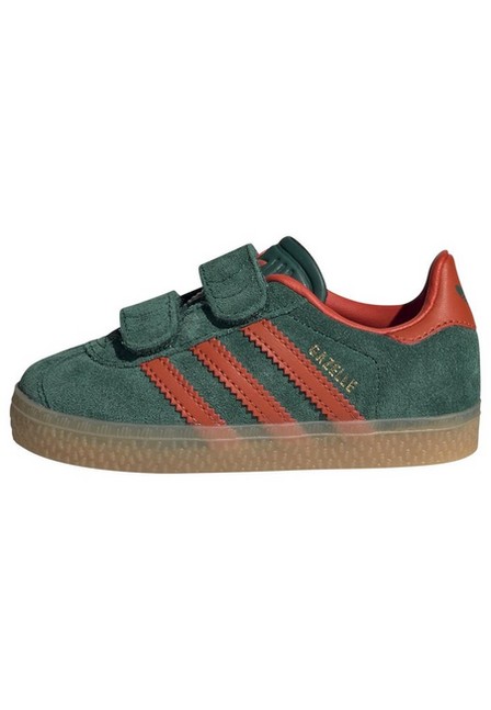 Kids Unisex Gazelle Comfort Closure Shoes, Green, A701_ONE, large image number 12