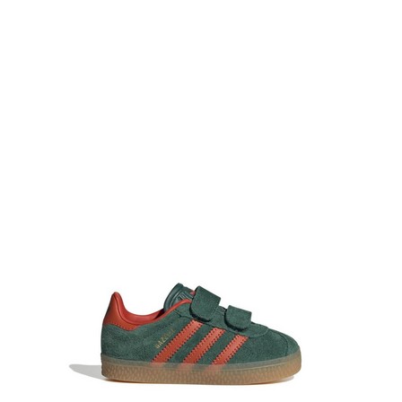 Kids Unisex Gazelle Comfort Closure Shoes, Green, A701_ONE, large image number 13