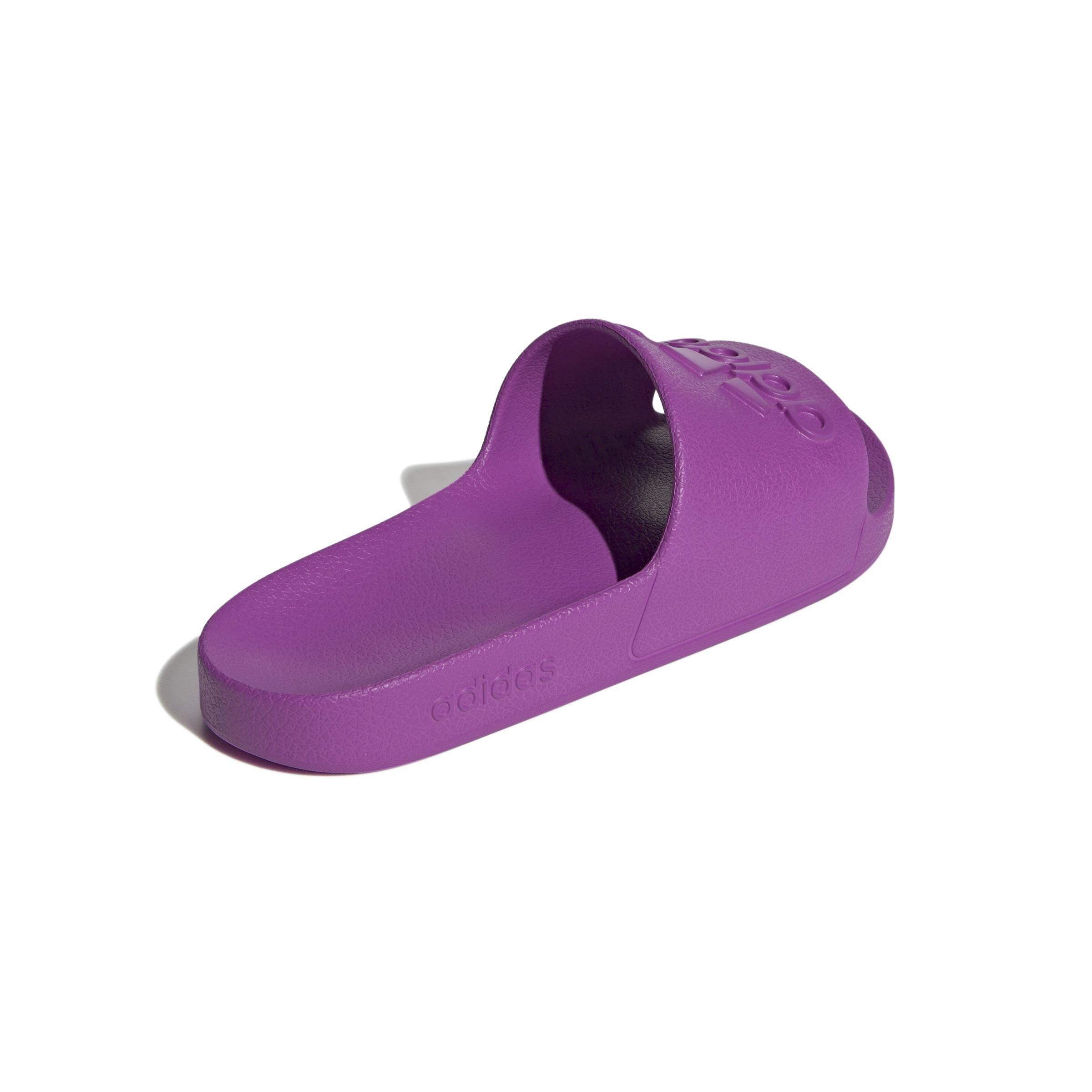 Unisex Adilette Aqua Slides, Purple, A701_ONE, large image number 2