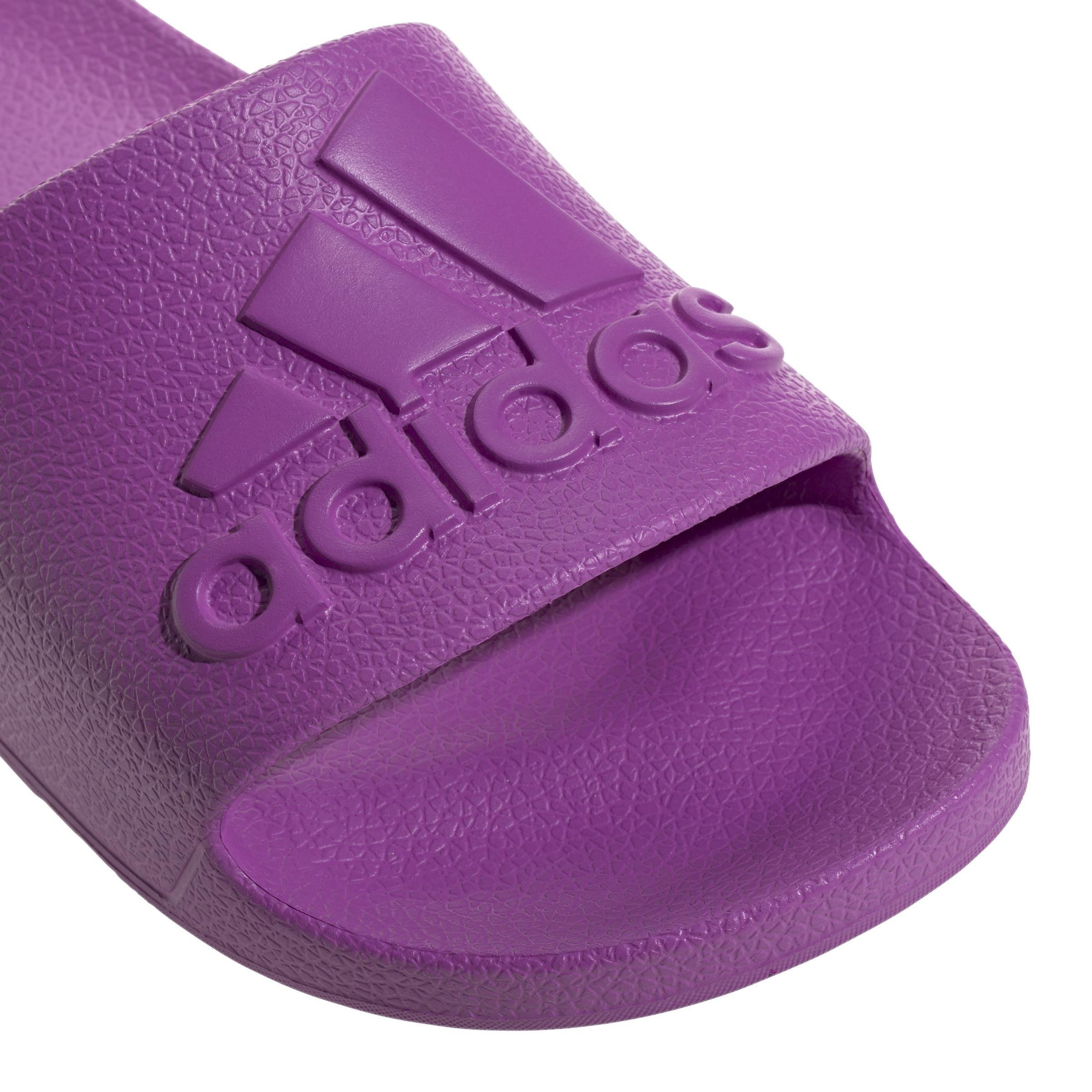 Unisex Adilette Aqua Slides, Purple, A701_ONE, large image number 3