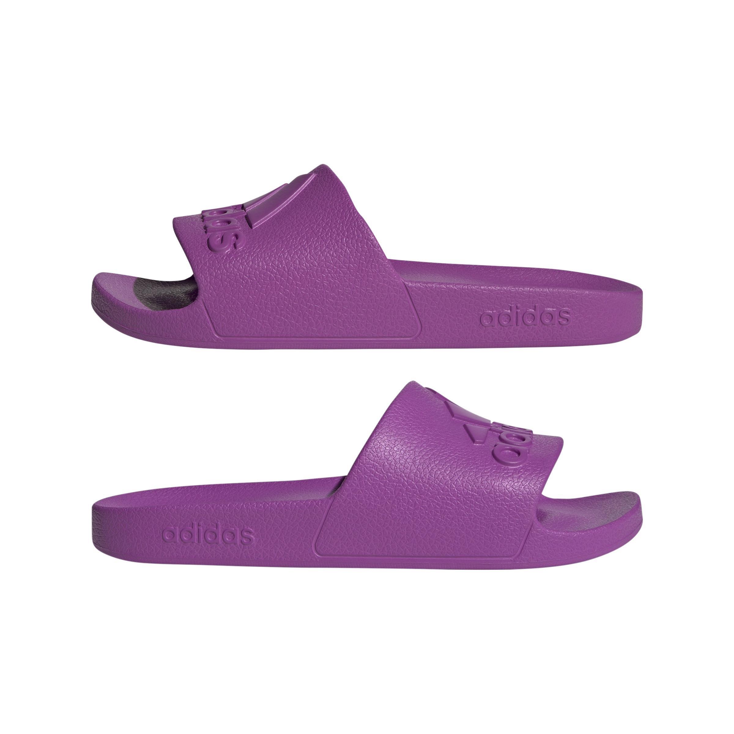 Unisex Adilette Aqua Slides, Purple, A701_ONE, large image number 6