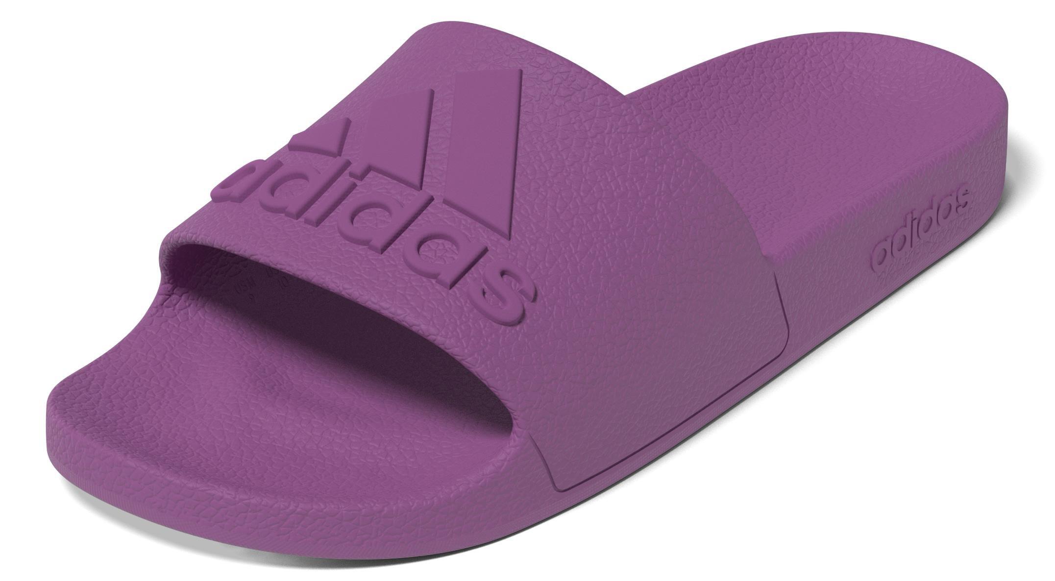 Unisex Adilette Aqua Slides, Purple, A701_ONE, large image number 7