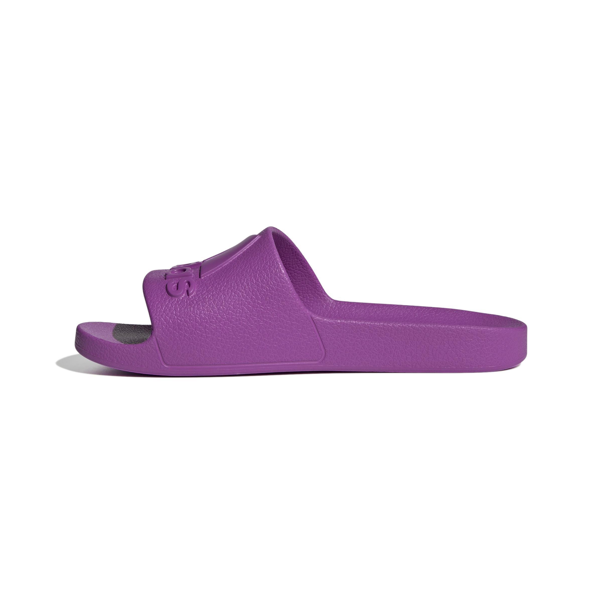 Unisex Adilette Aqua Slides, Purple, A701_ONE, large image number 9