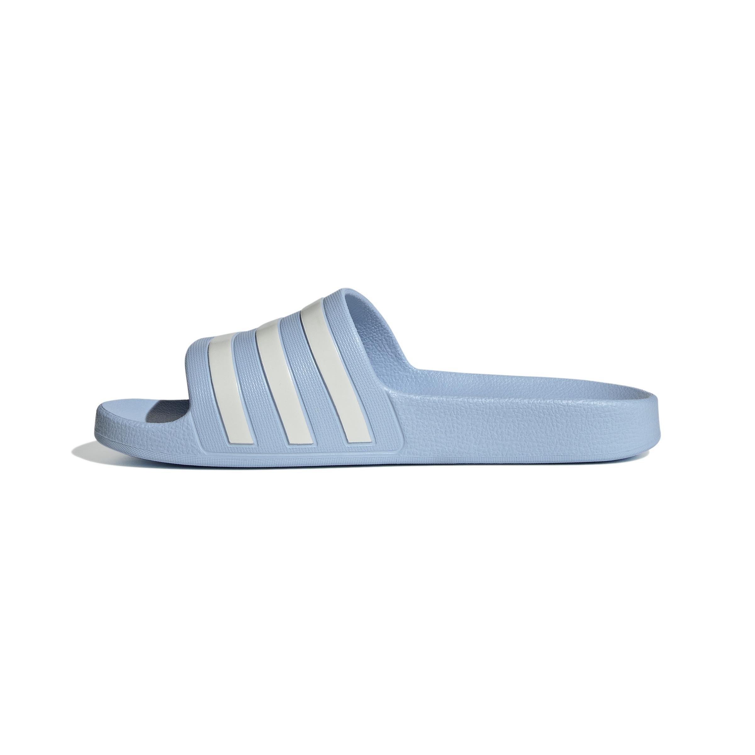 Women Adilette Aqua Slides, Blue, A701_ONE, large image number 9