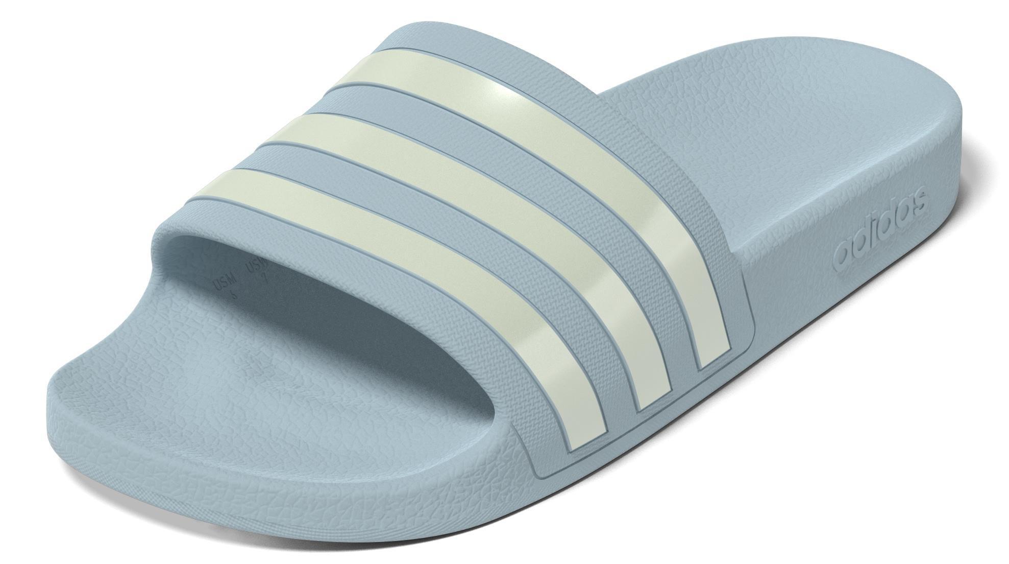 Women Adilette Aqua Slides, Blue, A701_ONE, large image number 13