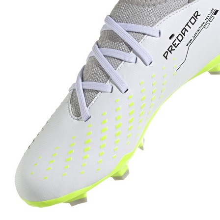 Kids Unisex Predator Accuracy.3 Firm Ground Boots Ftwr, White, A701_ONE, large image number 3
