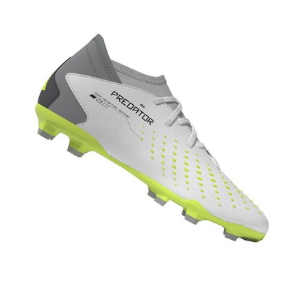Kids Unisex Predator Accuracy.3 Firm Ground Boots Ftwr, White, A701_ONE, large image number 7