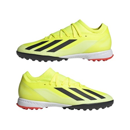 Unisex X Crazyfast League Turf Boots, Yellow, A701_ONE, large image number 12