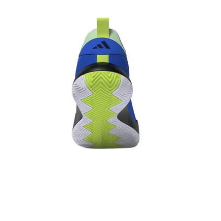 Unisex Kids Cross Em Up Select Mid Trainers, Blue, A701_ONE, large image number 4