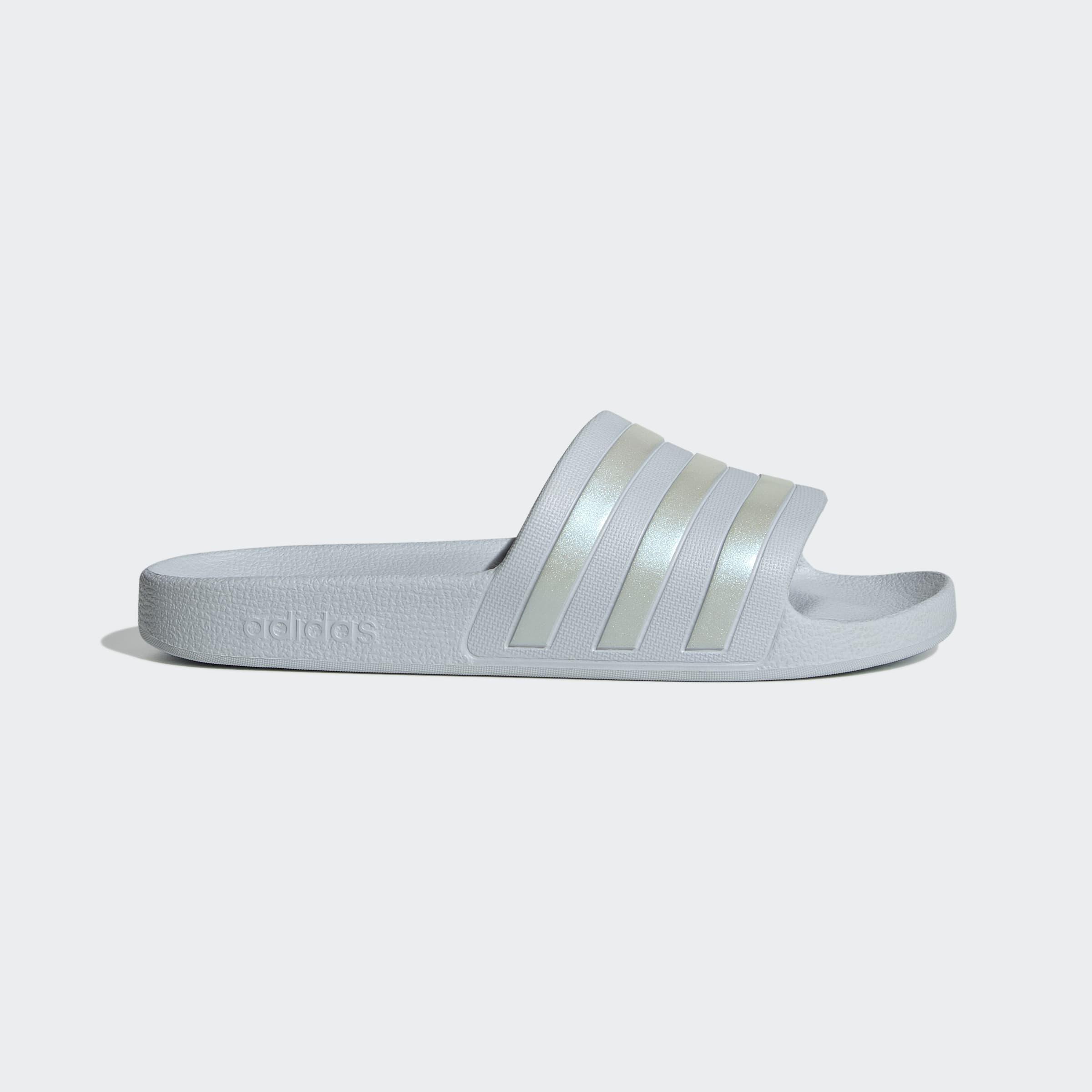 Adilette Aqua Slides, Blue