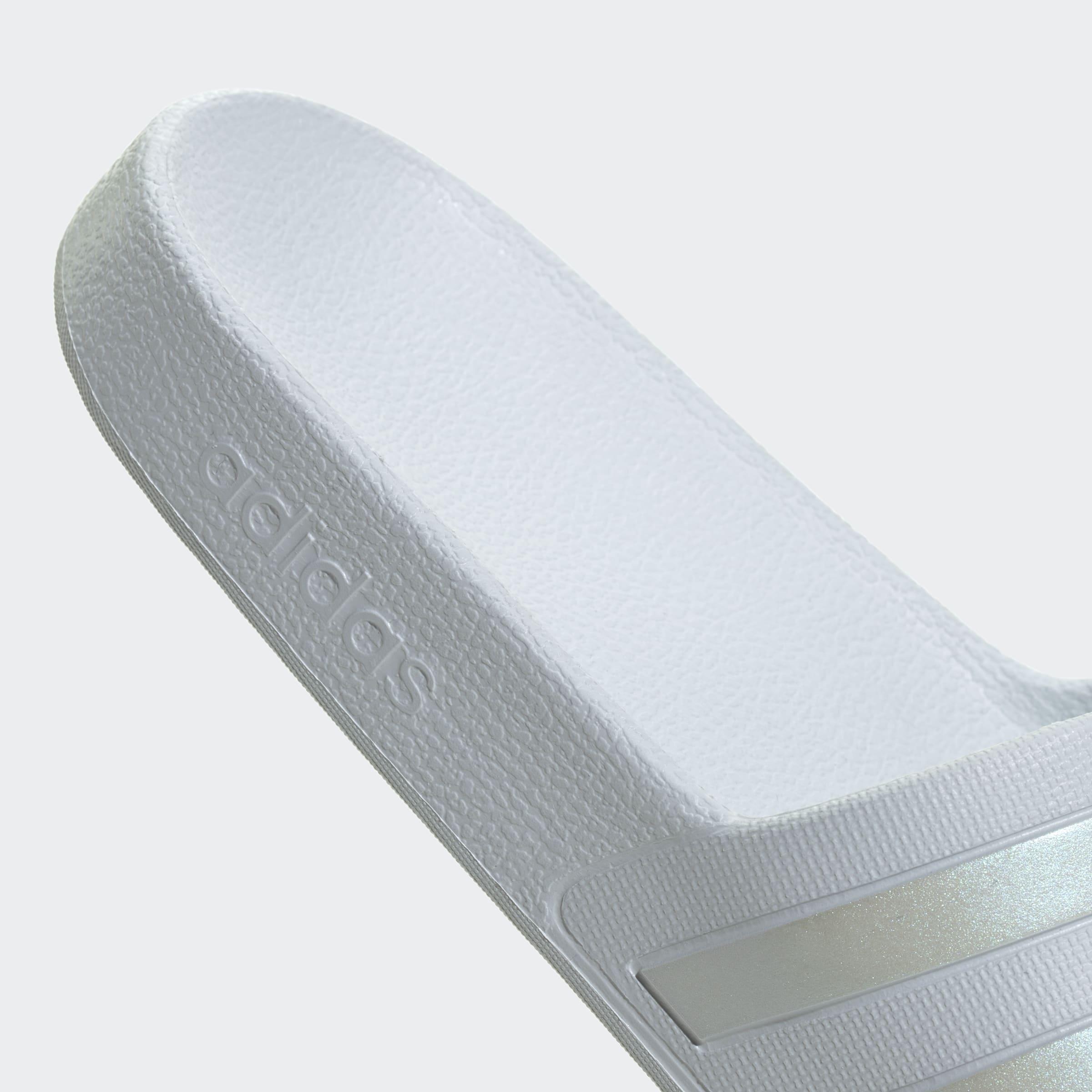 Adilette Aqua Slides, Blue, A701_ONE, large image number 4