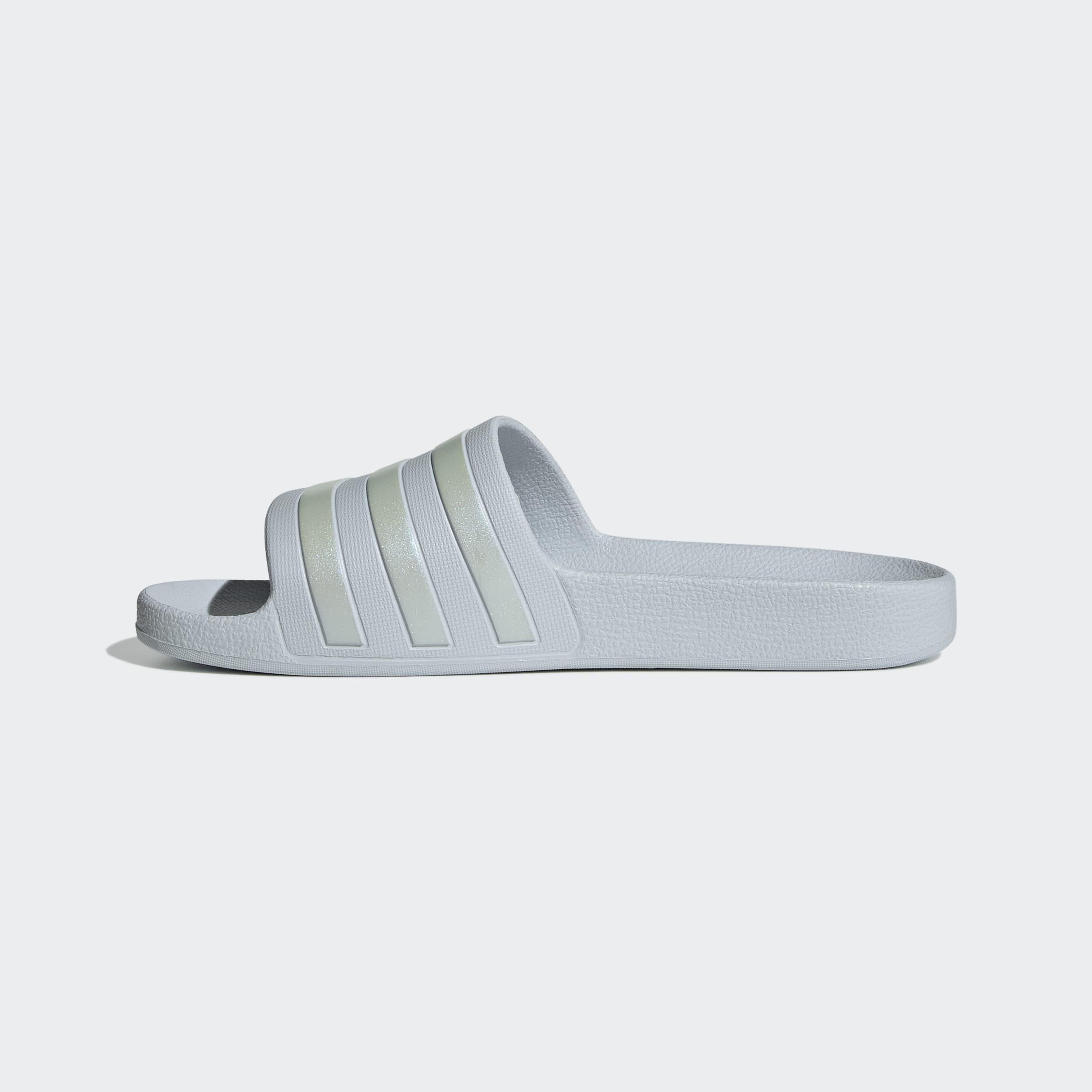 Adilette Aqua Slides, Blue, A701_ONE, large image number 8