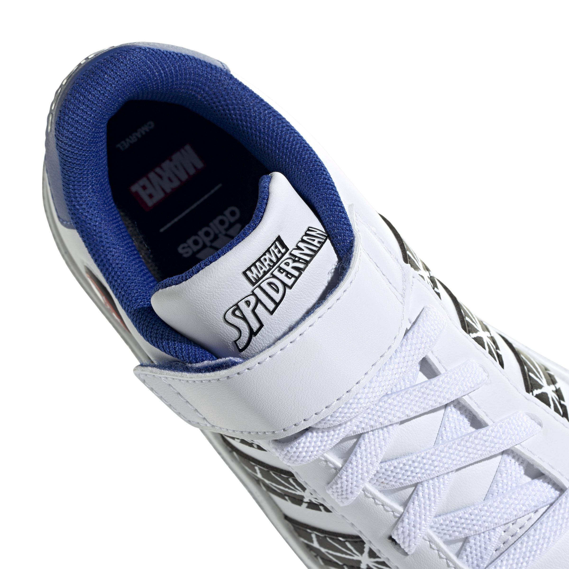 Unisex Kids Marvel's Spider-Man Grand Court Shoes, White, , large image number 5