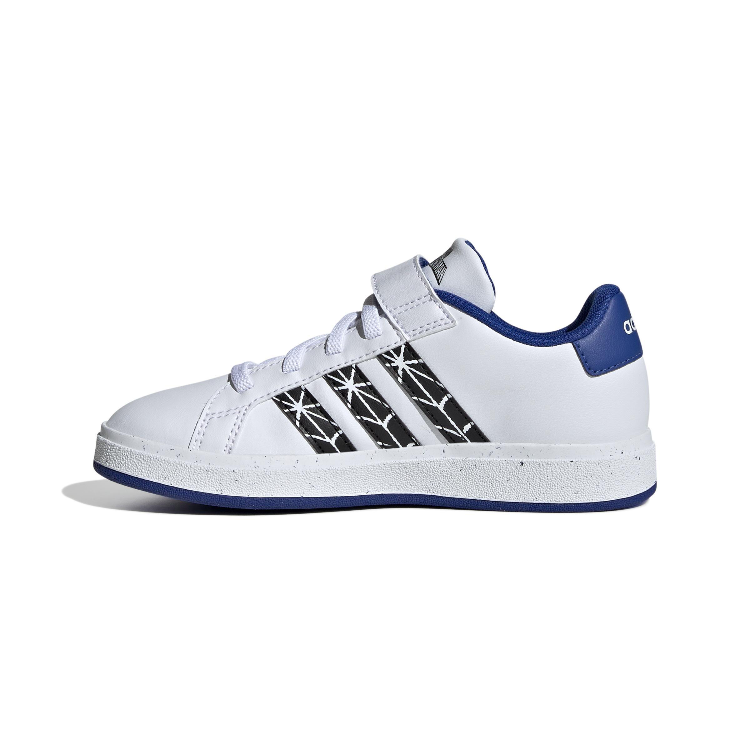 Unisex Kids Marvel's Spider-Man Grand Court Shoes, White, , large image number 6