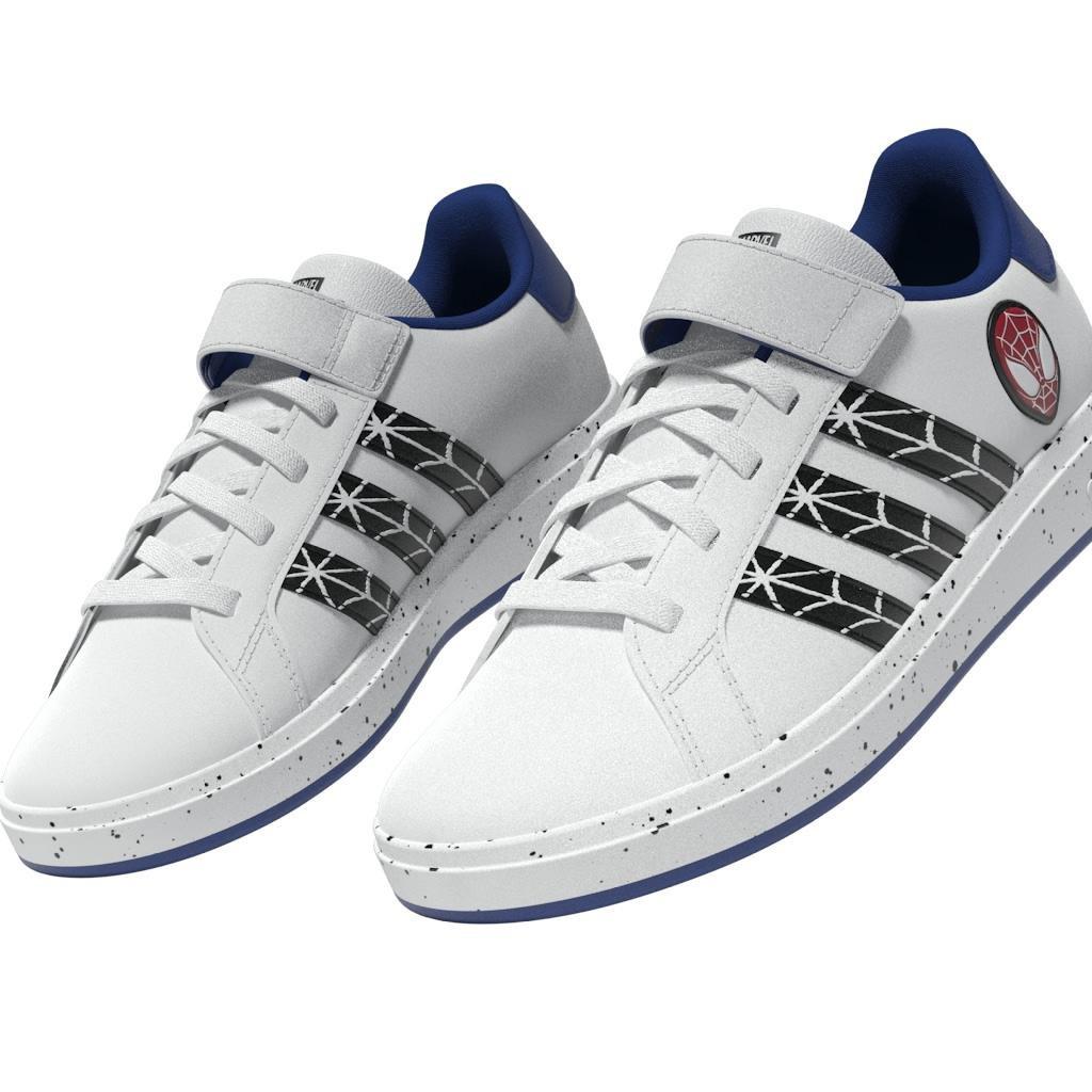 Unisex Kids Marvel's Spider-Man Grand Court Shoes, White, , large image number 10