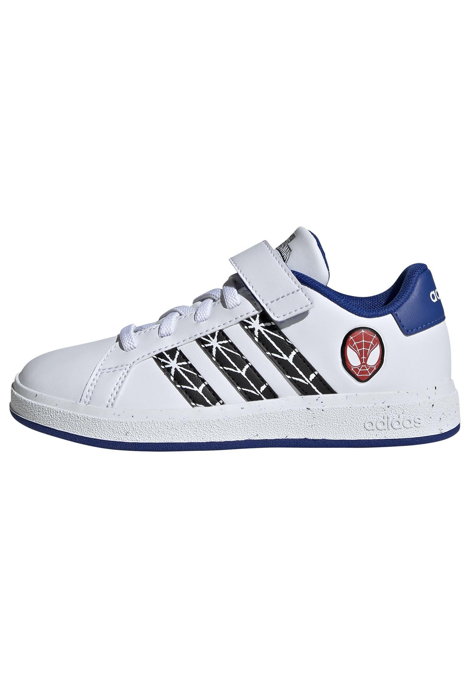 Unisex Kids Marvel's Spider-Man Grand Court Shoes, White, , large image number 11