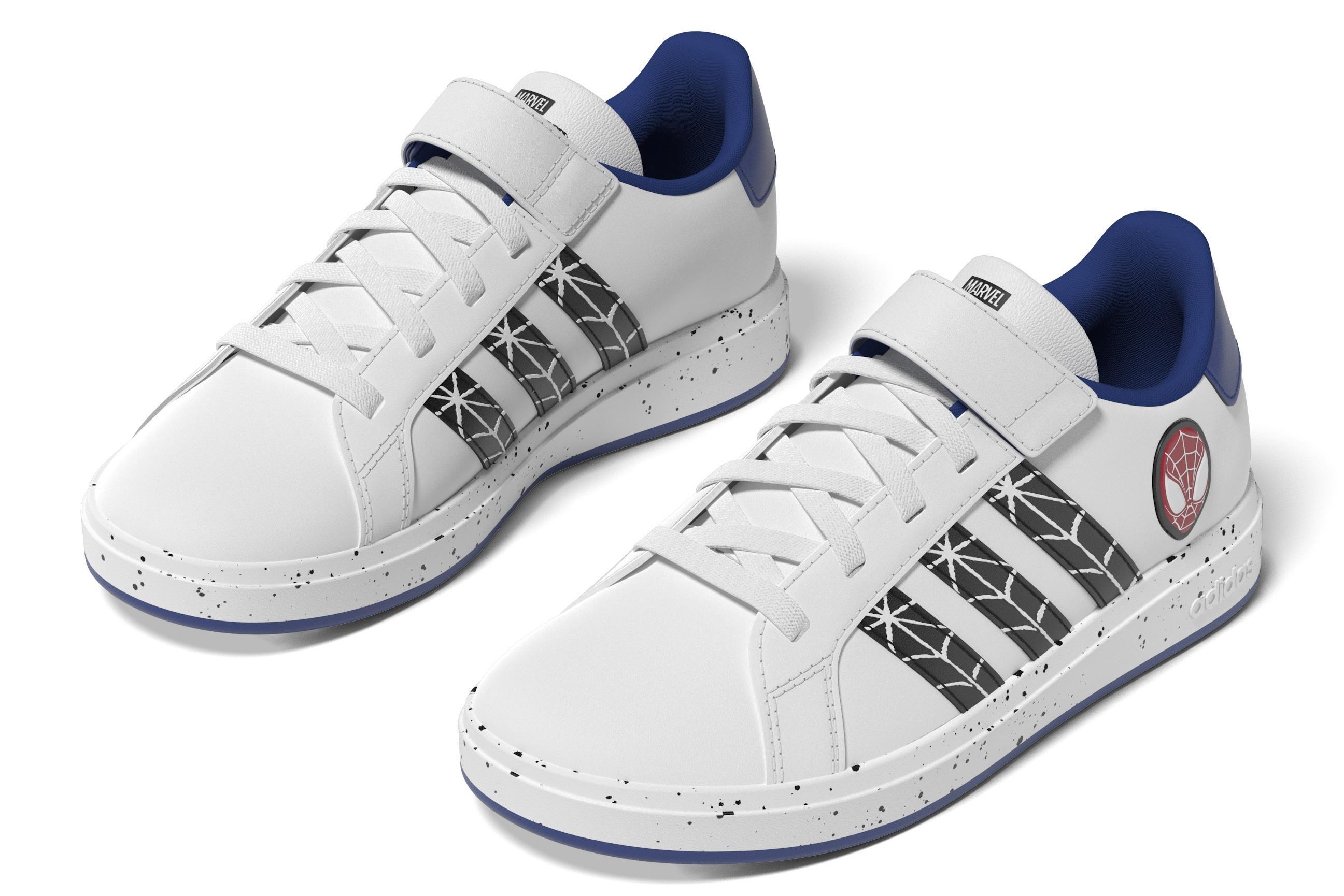 Unisex Kids Marvel's Spider-Man Grand Court Shoes, White, , large image number 13