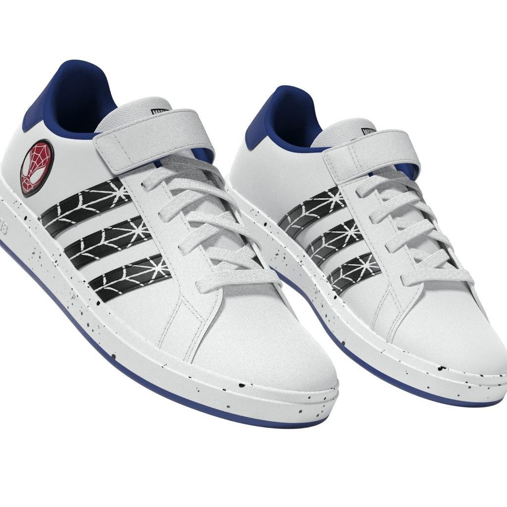 Unisex Kids Marvel's Spider-Man Grand Court Shoes, White, , large image number 14