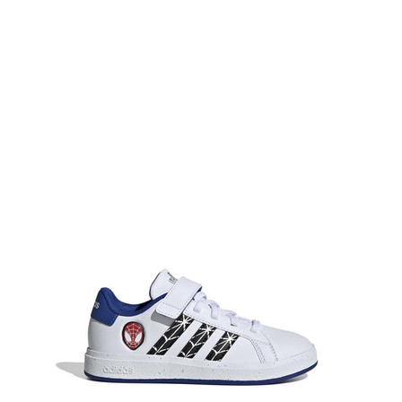 Unisex Kids Marvels Spider-Man Grand Court Shoes, White, A701_ONE, large image number 14