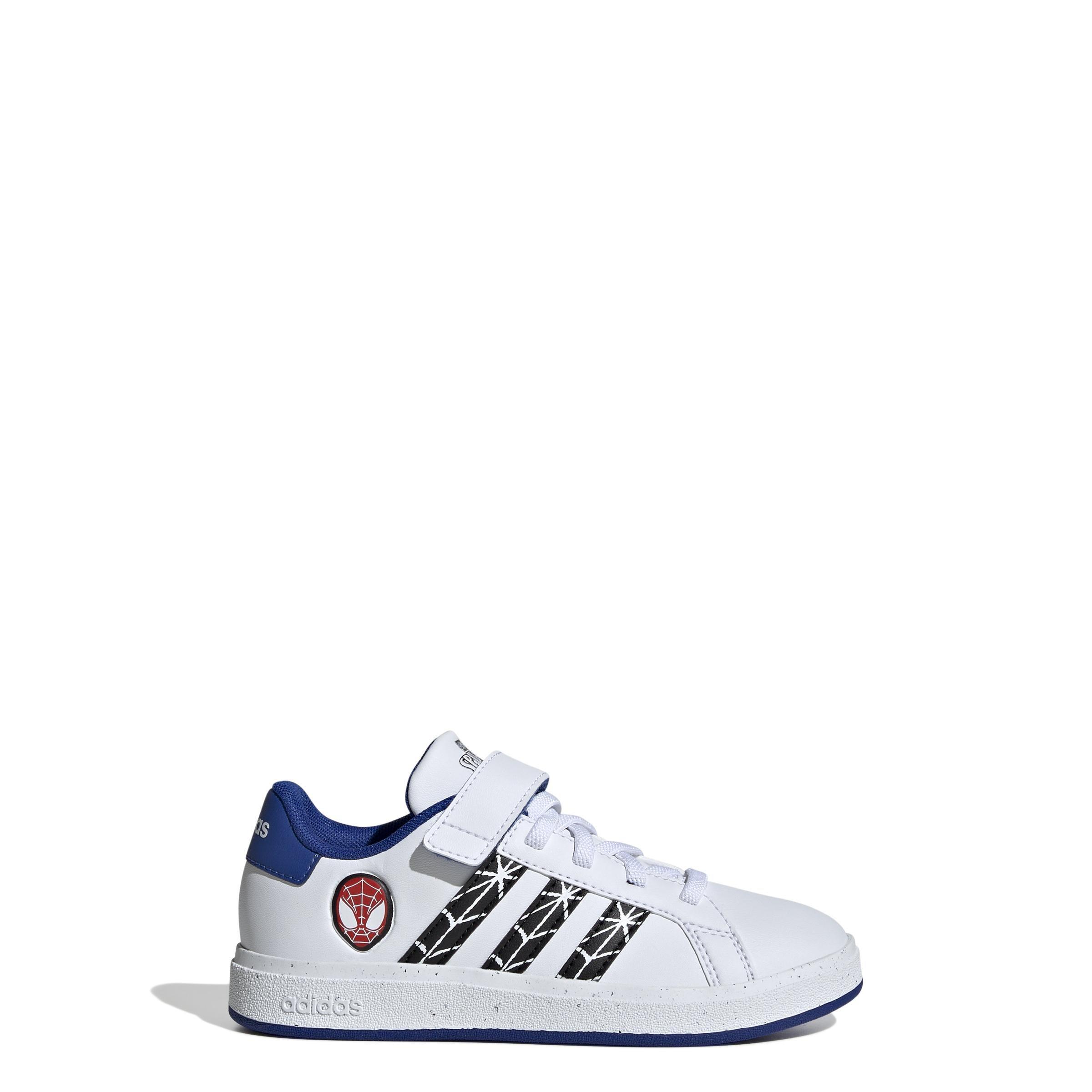 Unisex Kids Marvel's Spider-Man Grand Court Shoes, White, , large image number 14