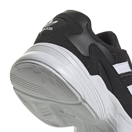 Unisex Kids Falcon Elastic Lace Shoes, Black, A701_ONE, large image number 4