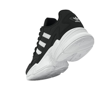 Unisex Kids Falcon Elastic Lace Shoes, Black, A701_ONE, large image number 13