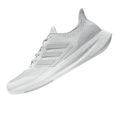 Women Pureboost 23 Shoes Ftwr, White, A701_ONE, large image number 18