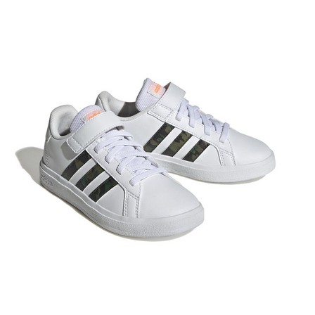 Unisex Kids Lifestyle Court Shoes, White, A701_ONE, large image number 1