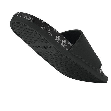 Unisex Adilette Comfort Sandals, Black, A701_ONE, large image number 3