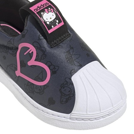 Kids Unisex Adidas Originals X Hello Kitty And Friends Superstar 360 Shoes, Grey, A701_ONE, large image number 3