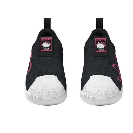 Kids Unisex Adidas Originals X Hello Kitty And Friends Superstar 360 Shoes, Grey, A701_ONE, large image number 9